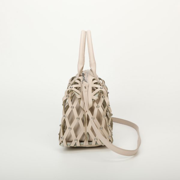 Mimì-Muà Borsa Bauletto Beige M8-H201179 - immagine 6