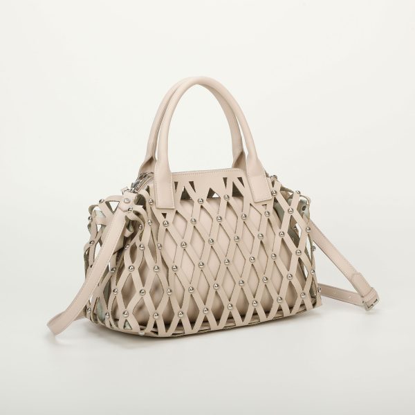 Mimì-Muà Borsa Bauletto Beige M8-H201179 - immagine 7