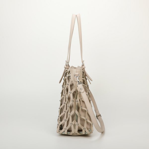 Mimì-Muà Borsa shopping Beige M8-H201180 - immagine 3