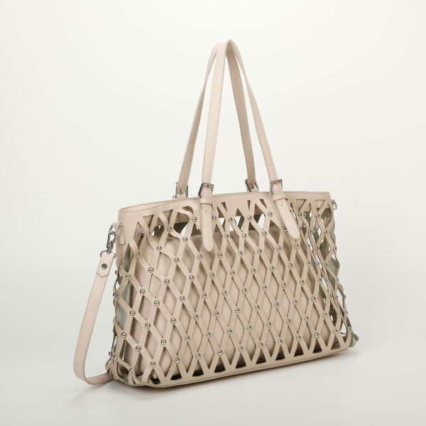 Mimì-Muà Borsa shopping Beige M8-H201180 - immagine 4