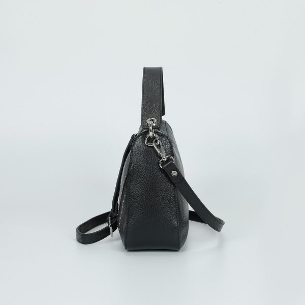 Mimì-Muà Borsa a mano in vera pelle Nero M8-H201200 - immagine 3