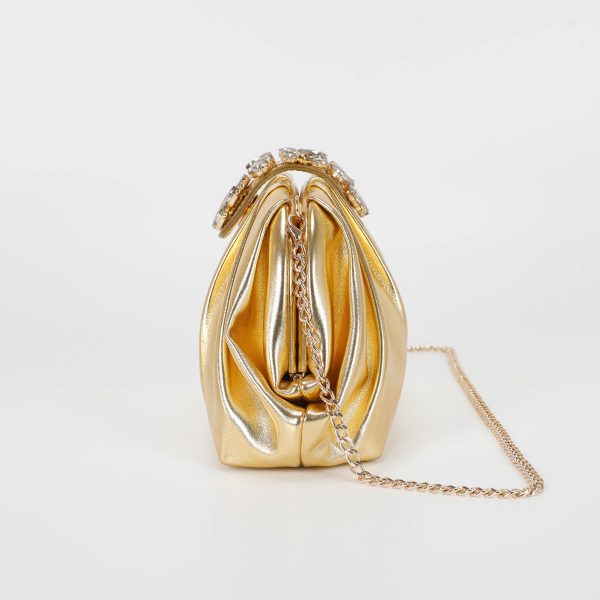 Mimì-Muà Borsa Clutch Oro M8-M201086 - immagine 2