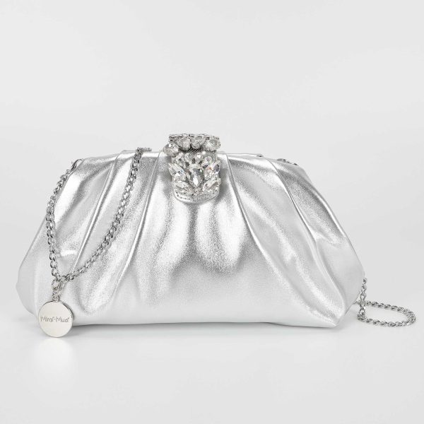 Mimì-Muà Borsa Clutch Argento M8-M201086