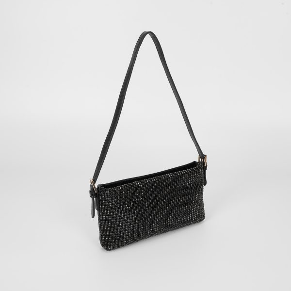 Mimì-Muà Borsa con strass Nero M8-M201089 - immagine 3