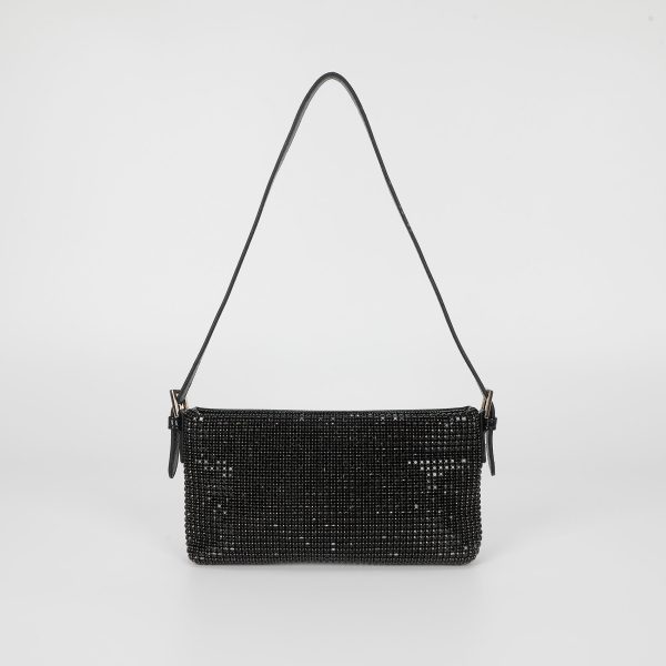 Mimì-Muà Borsa con strass Nero M8-M201089 - immagine 4