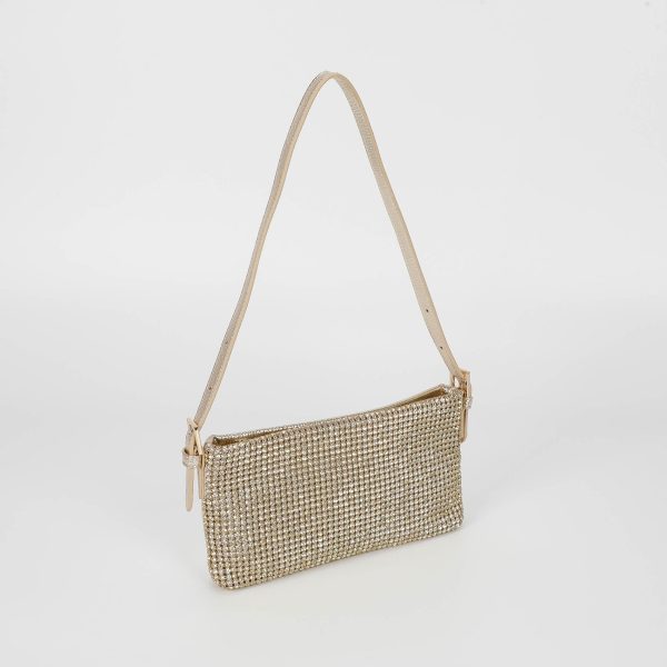 Mimì-Muà Borsa con strass Oro M8-M201089 - immagine 3