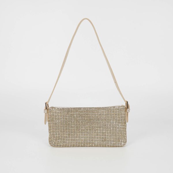 Mimì-Muà Borsa con strass Oro M8-M201089 - immagine 4