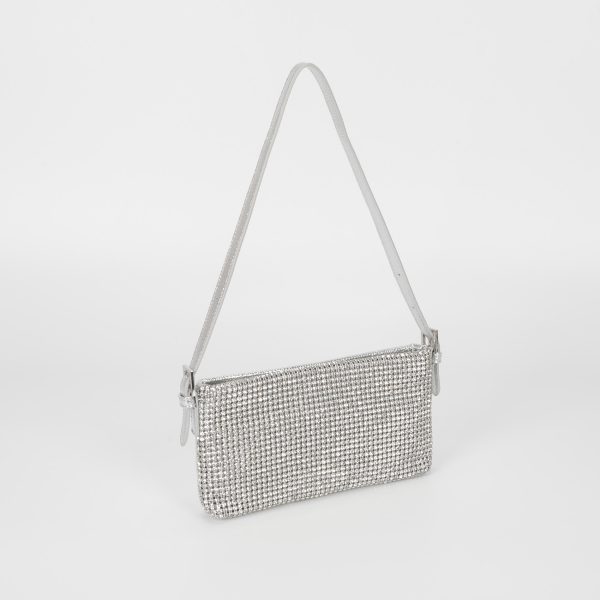 Mimì-Muà Borsa con strass Argento M8-M201089 - immagine 4