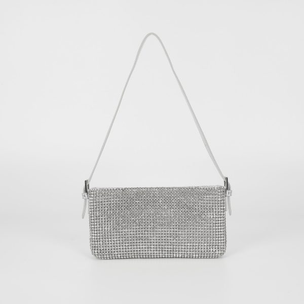 Mimì-Muà Borsa con strass Argento M8-M201089 - immagine 3