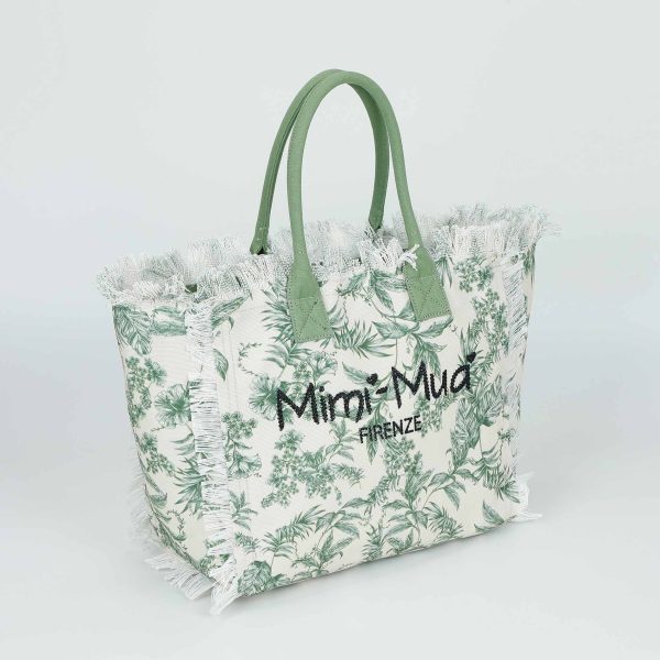 Mimì-Muà Borsa Shopper Verde militare M8-Y201146 - immagine 2