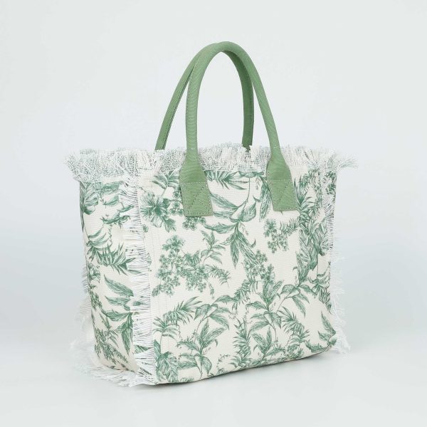 Mimì-Muà Borsa Shopper Verde militare M8-Y201146 - immagine 4