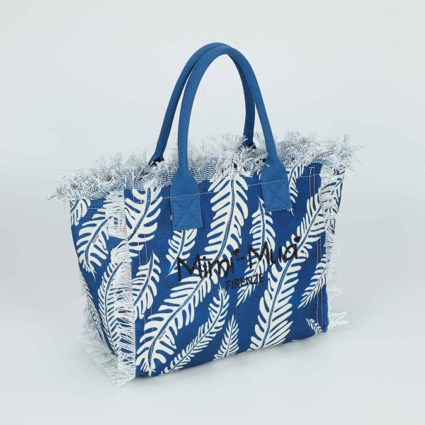 Mimì-Muà Borsa Shopper Blu M8-Y201146 - immagine 2