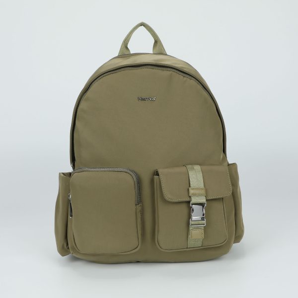 Mimì-Muà Zaino grande Verde militare M8-Y201160